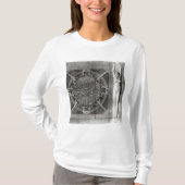 Dendera Zodiac, gegraveerd in 1802 T-shirt (Voorkant)