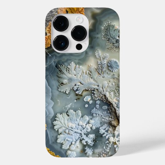 Dendriet Kristal Steen Macro Fotografie Case-Mate iPhone Case (Achterkant)