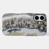 Dendritic Agate Stone Pattern Case-Mate iPhone Case (Achterkant (horizontaal))