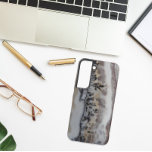 Dendritic Agate Stone Pattern Samsung Galaxy Hoesje<br><div class="desc">Bescherm uw Samsung Galaxy S22-telefoon met deze trendy telefoonhoes met een afbeelding van de ingewikkelde patronen van een plaat dendritische agaatsteen. Selecteer de stijl van je telefoon. Een geweldig cadeau idee voor de verzamelaar! Voor andere telefoonmerken moet u het hoesje aanpassen om het afbeelding aan de randen van de sjabloon...</div>