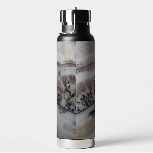 Dendritic Agate Stone Pattern Waterfles (Rechts)