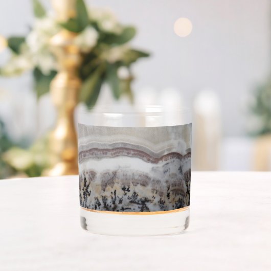 Dendritic Agate Stone Pattern Whisky Glas (Insitu (Huwelijk))