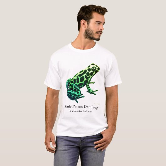Dendrobates Imitator Poison Frog T-Shirt (Voorkant volledig)
