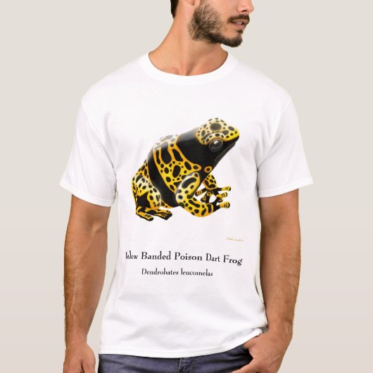 Dendrobates leucomelas Poison Dart Frog T-Shirt (Voorkant)