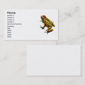 Dendrobates Poison Kikker-kaart Visitekaartje (Voorkant / Achterkant)