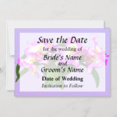 Dendrobium Angel Moon 'Love Letter' Magnetische Uitnodiging (Voorkant)