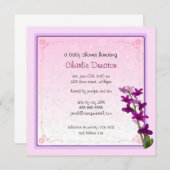 Dendrobium Bloemen Kaart (Voorkant / Achterkant)