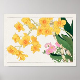 Dendrobium, China Pasen van Tanigami Konan Poster