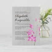 Dendrobium Orchid Bridal Shower Kaart (Staand voorkant)
