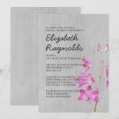 Dendrobium Orchid Bridal Shower Kaart (Voorkant / Achterkant)