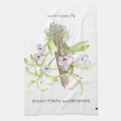 Dendrobium Orchid Theedoek (Verticaal)