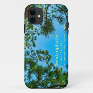 "Dendrophiel" betekenis aangepaste tekstkleur Case-Mate iPhone Case