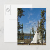 Dene-stam vergadering, Northwest Territories, Briefkaart (Voorkant / Achterkant)