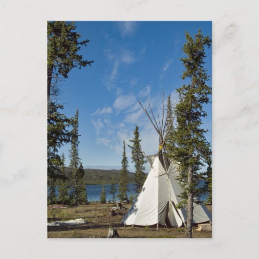 Dene-stam vergadering, Northwest Territories, Briefkaart (Voorkant)