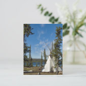 Dene-stam vergadering, Northwest Territories, Briefkaart (Staand voorkant)