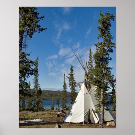 Dene-stam vergadering, Northwest Territories, Poster (Voorkant)
