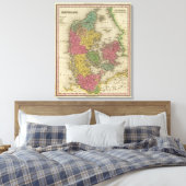 Denemarken 10 canvas afdruk (Insitu (Slaapkamer))