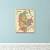 Denemarken 10 canvas afdruk (Insitu (Houten vloer))