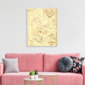 Denemarken 11 canvas afdruk (Insitu (Woonkamer))
