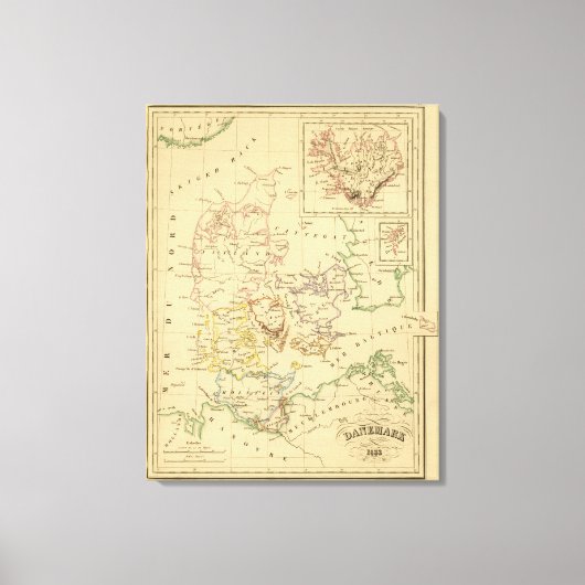 Denemarken 11 canvas afdruk (Voorkant)