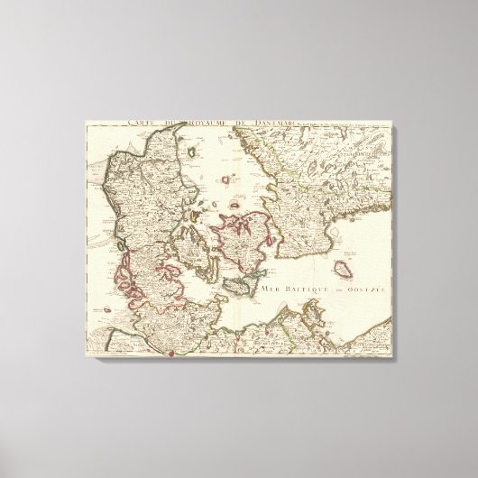 Denemarken 11 canvas afdruk (Voorkant)