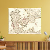 Denemarken 11 canvas afdruk (Insitu (Woonkamer))