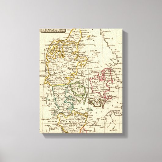 Denemarken 13 canvas afdruk (Voorkant)