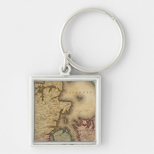 Denemarken 2 sleutelhanger (Voorkant)