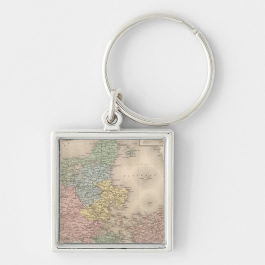 Denemarken 2 sleutelhanger (Voorkant)