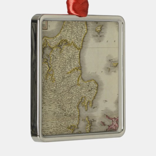 Denemarken 3 metalen ornament (Rechts)