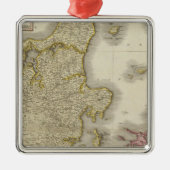 Denemarken 3 metalen ornament (Voorkant)