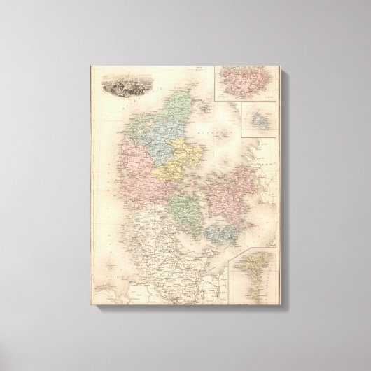 Denemarken 7 canvas afdruk (Voorkant)