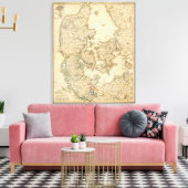 Denemarken 8 canvas afdruk (Insitu (Woonkamer))