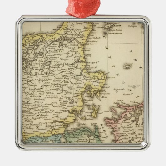 Denemarken 8 metalen ornament (Voorkant)