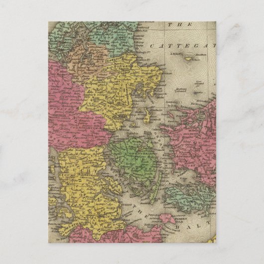 Denemarken 9 briefkaart (Voorkant)