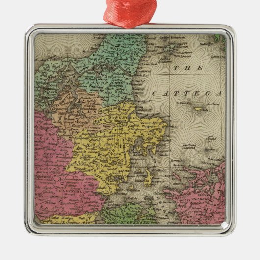 Denemarken 9 metalen ornament (Voorkant)