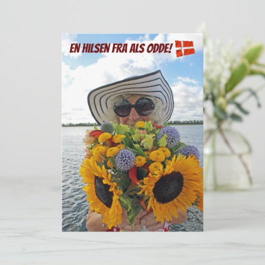 Denemarken, Als Odde Wenskaart! Kaart (Staand voorkant)