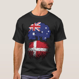 Denemarken Australische Australië - boomstammen T-shirt
