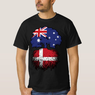 Denemarken Australische Australië - boomstammen T-shirt