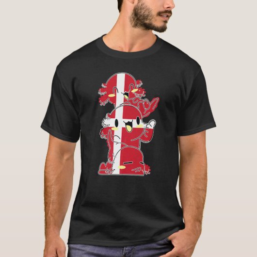 Denemarken Axolotls Denemarken T-shirt (Voorkant)