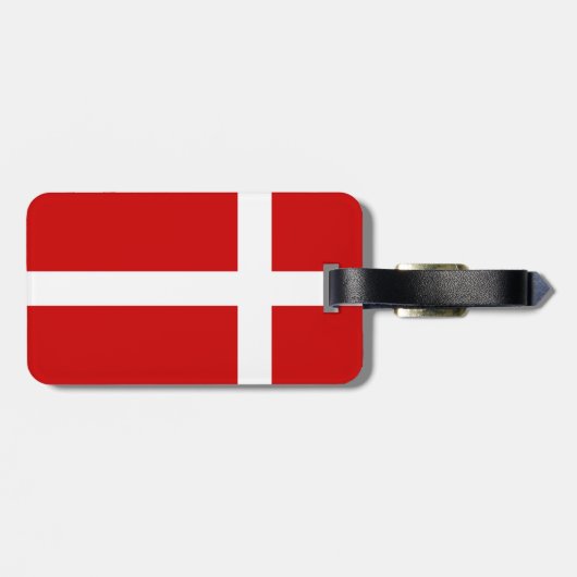 Denemarken Bagagelabel (Achterkant horizontaal)