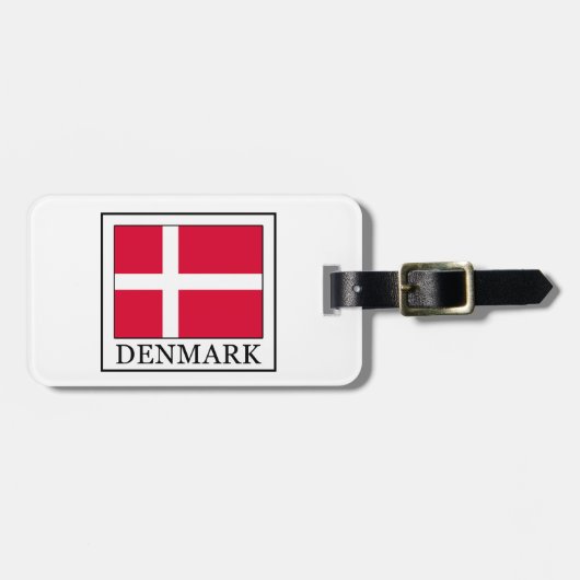 Denemarken Bagagelabel (Voorkant horizontaal)