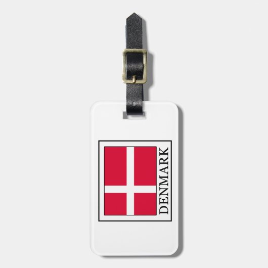 Denemarken Bagagelabel (Voorkant verticaal)
