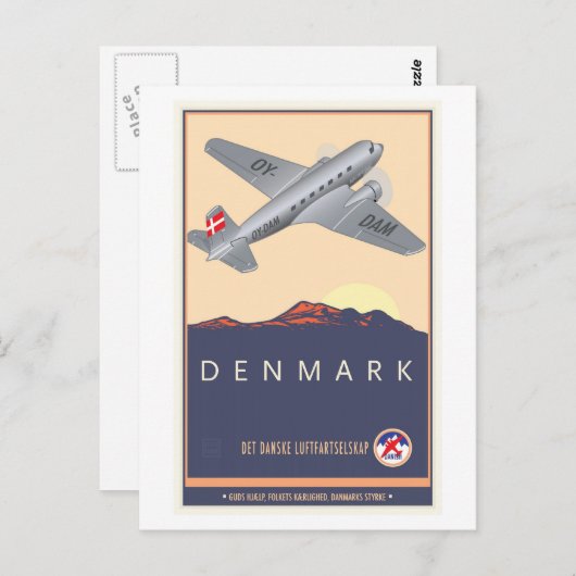 Denemarken Briefkaart (Voorkant / Achterkant)