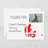 Denemarken Briefkaart (Voorkant / Achterkant)