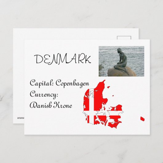 Denemarken Briefkaart (Voorkant / Achterkant)