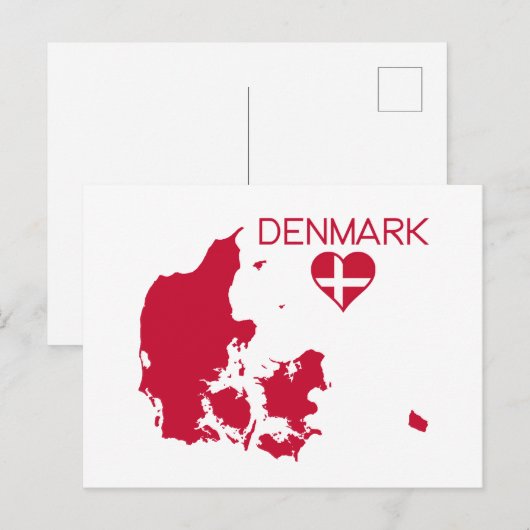 Denemarken Briefkaart (Voorkant / Achterkant)