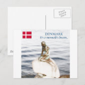 denemarken briefkaart (Voorkant / Achterkant)
