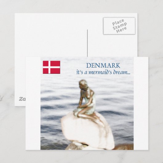 denemarken briefkaart (Voorkant / Achterkant)