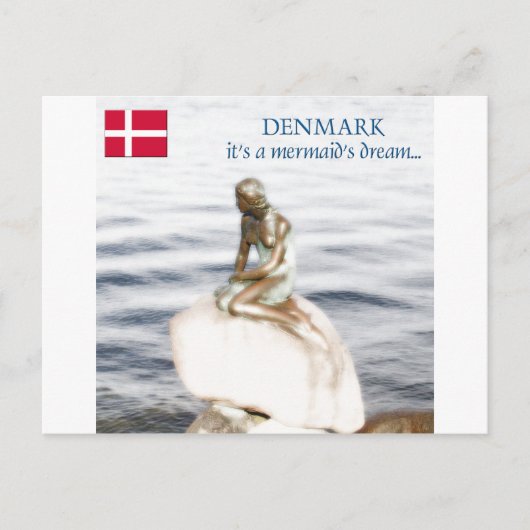 denemarken briefkaart (Voorkant)